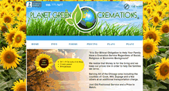 Desktop Screenshot of planetgreencremations.com